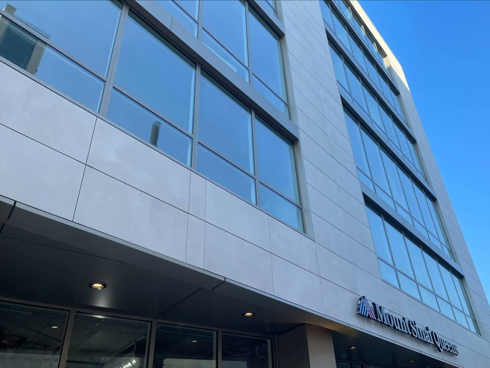Mount Sinai Queens medical building facade
